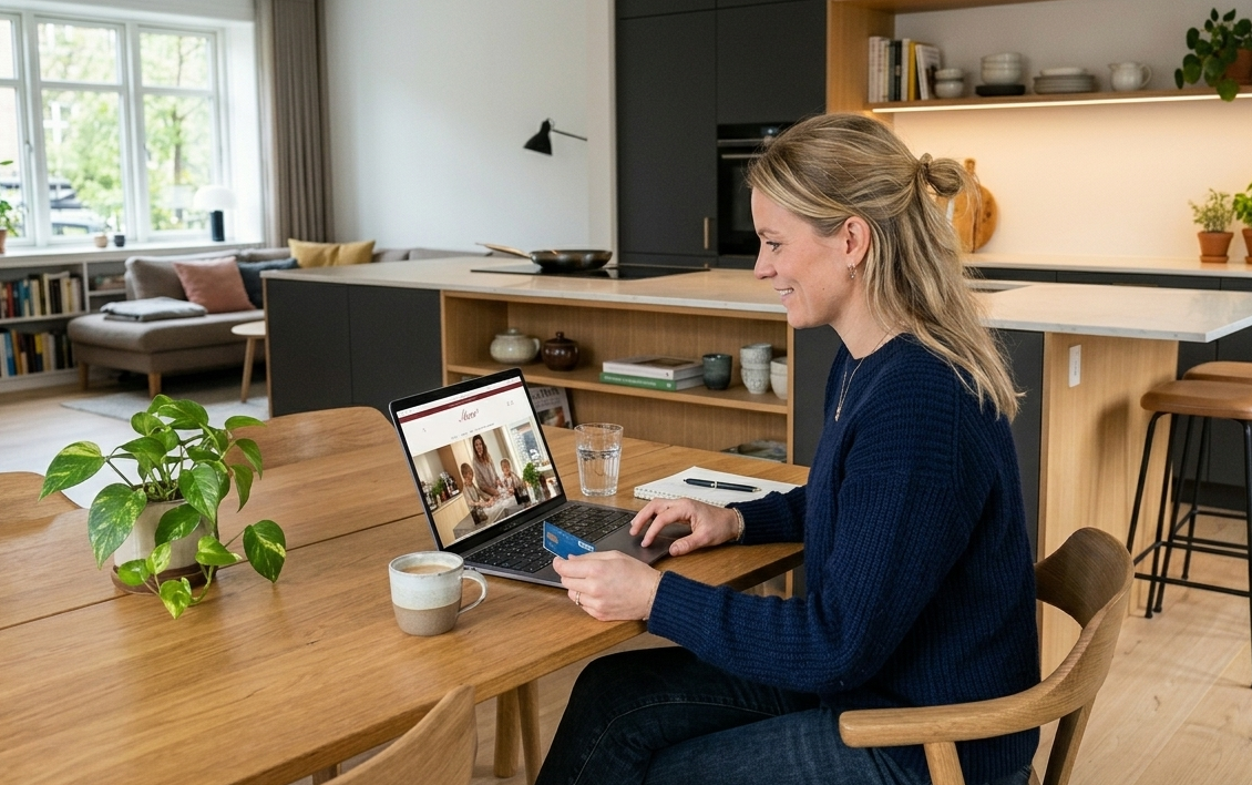 Kvinde bestiller Aleco nemt